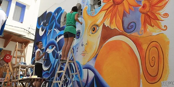 Tangier, Asilah, & Tétouan Private Tours - WallPainting - Asilah Tétouan & Chefchaouen Tours - 3 Day Trip in Morocco